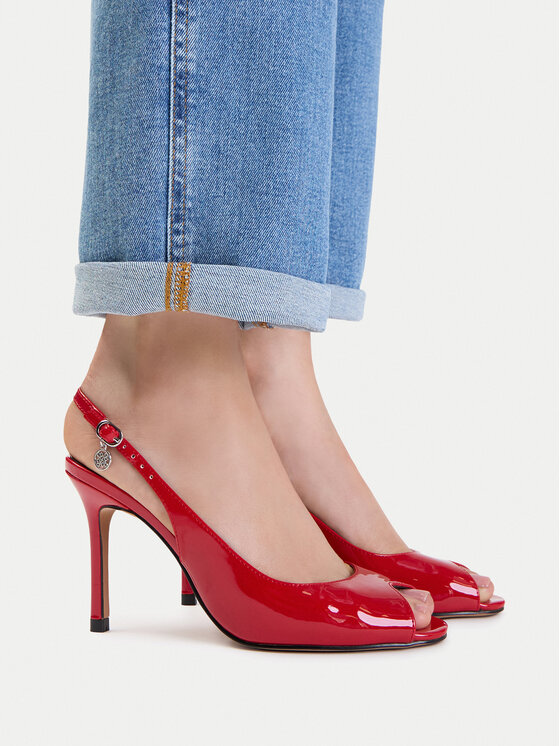 Nine West Босоніжки Nine West EO-TS6376-01 Темно-червоний