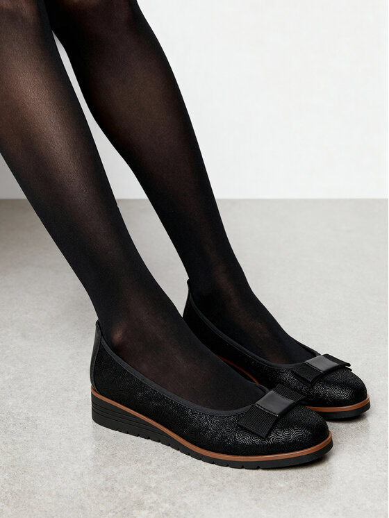 Lasocki Baleríny Lasocki CEO-RST-TOMBA-29 Čierna