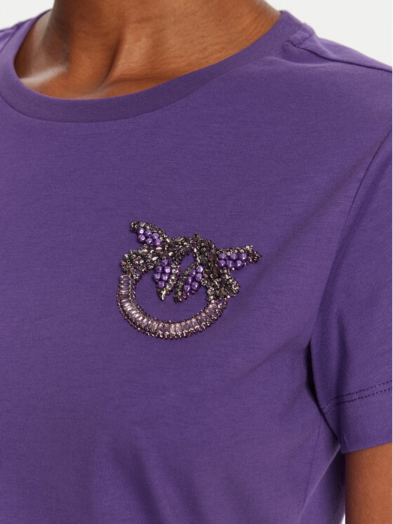 PINKO PINKO Camiseta Quentin 103320 A2RN Violeta Regular Fit