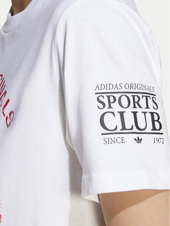 adidas adidas Футболка Graphic JV7694 Білий Regular Fit