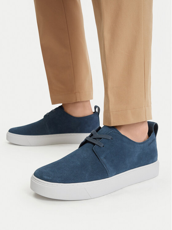 Calvin Klein Īsi apavi Calvin Klein Hybrid Clean Derby Su HM0HM02324 Zils