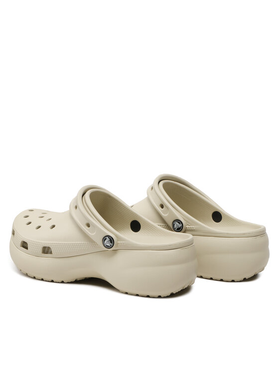 Crocs Шльопанці Crocs Classic Platform Clog W 206750 Бежевий