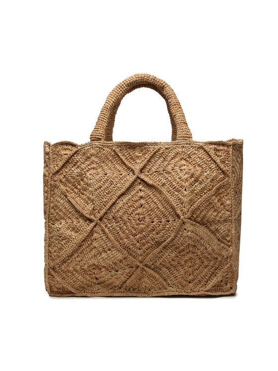 Manebi Τσάντα Manebi Sunset Bag Large V 2.2 AC Μπεζ