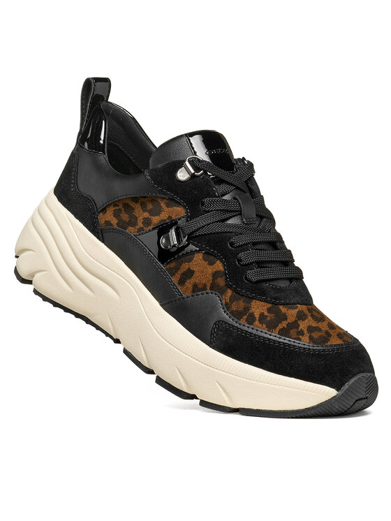 Geox Sneakersy Geox D Diamanta D36UFE 0NX22 CM69B Černá