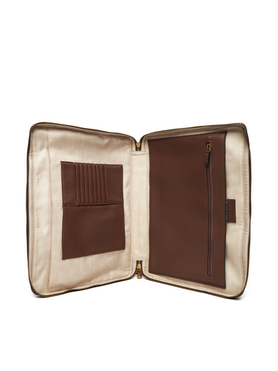 Guess Taška na laptop Guess Vezzola Smart HMEVZL P3138 Hnedá