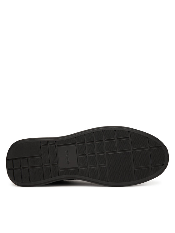 Calvin Klein Sneakers Calvin Klein Chunky Cupsole Laceup Lth Aop YM0YM01383 Nero