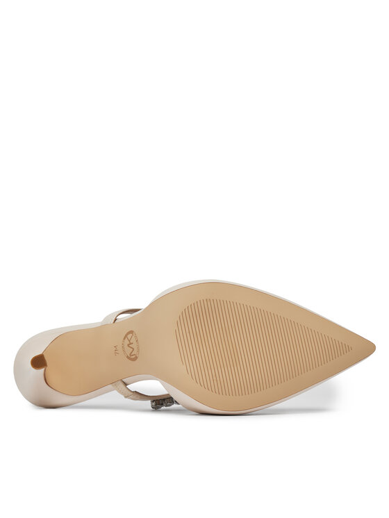 MICHAEL Michael Kors Iešļūcenes MICHAEL Michael Kors Jessa Mule Pump 40S3JSHP1L Écru