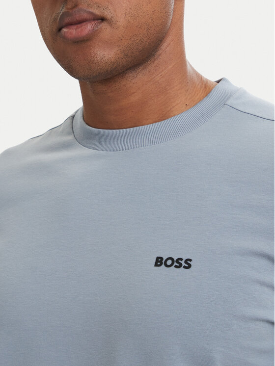 BOSS BOSS Camiseta 50506373 Azul claro Regular Fit