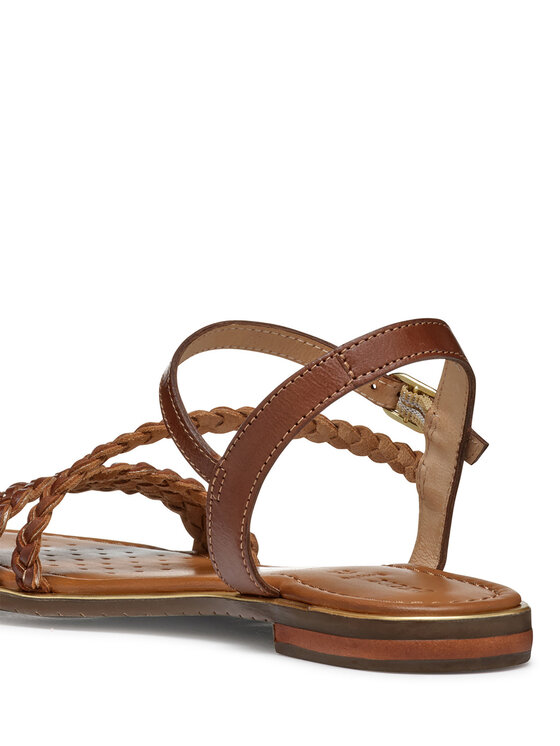 Sandali Geox D Sozy Plus G – Donna, Punta Aperta, Suola In Gomma, Tomaia In Pelle, Leggeri E Traspiranti - 3