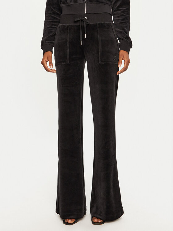 Juicy Couture Juicy Couture Pantalones de chándal Layla JCSEBJ001 Negro Flared Leg