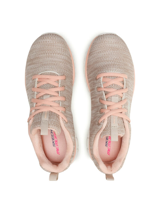 Skechers Снікерcи Skechers Twisted Fortune 12614/NTCL Бежевий
