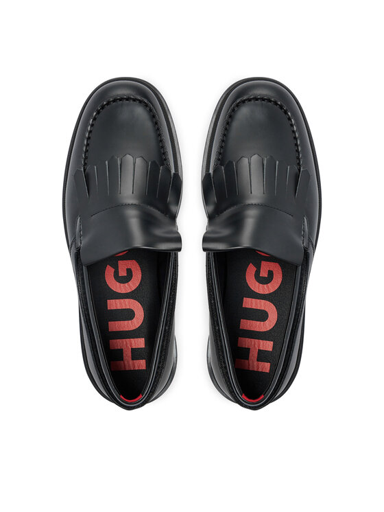 HUGO Loafersy HUGO Chaol_Mocc_BO 50522977 Czarny