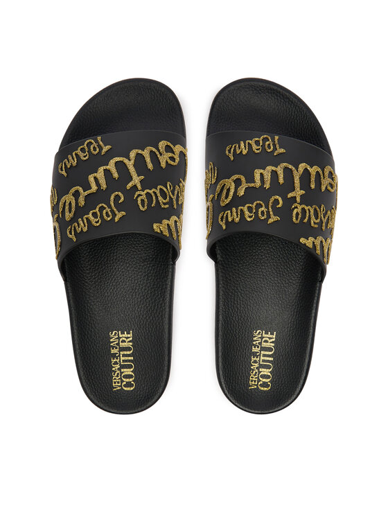 Versace Jeans Couture Шльопанці Versace Jeans Couture 80VA3SQ1 ZSS79 899 Чорний