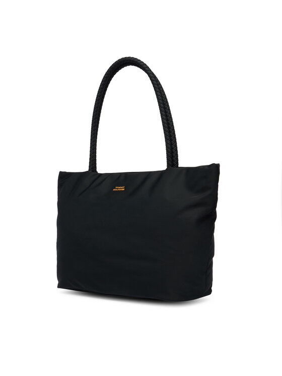Tommy Hilfiger Дамска чанта Tommy Hilfiger Th Marina Hobo/Tote Nylon AW0AW18862 Черен