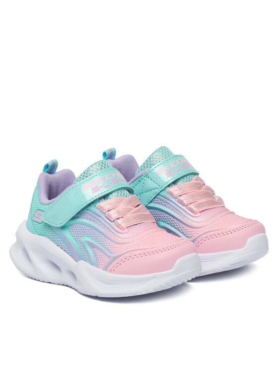 Skechers Sneakersy Skechers Sola Glow 303713N AQMT Modrá