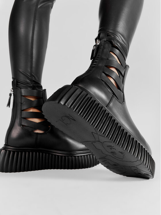 AGL Botine AGL Viggy Twist D751533PGKI0341013 Negru