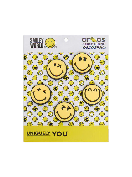 Crocs Ozdoba na topánky Crocs Smileyworld 5Pck 10015113 Farebná