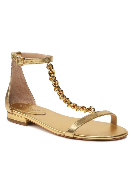 LAUREN RALPH LAUREN Sandále LAUREN RALPH LAUREN Elise 802900075001 Zlatá