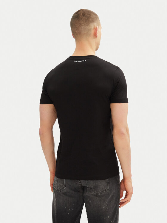 KARL LAGERFELD KARL LAGERFELD Majica 755061 552241 Črna Regular Fit
