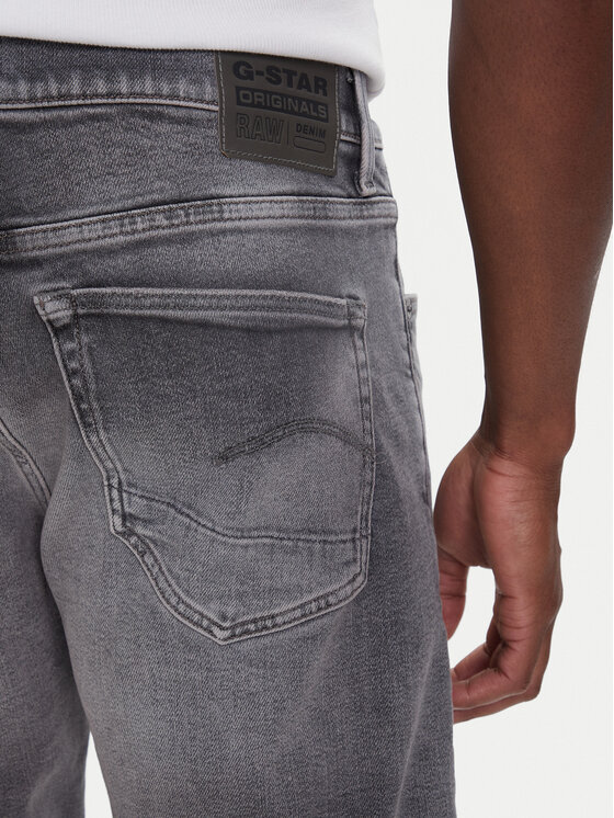 G-STAR G-STAR Pantalones cortos vaqueros 3301 D10481-D535 Gris Slim Fit