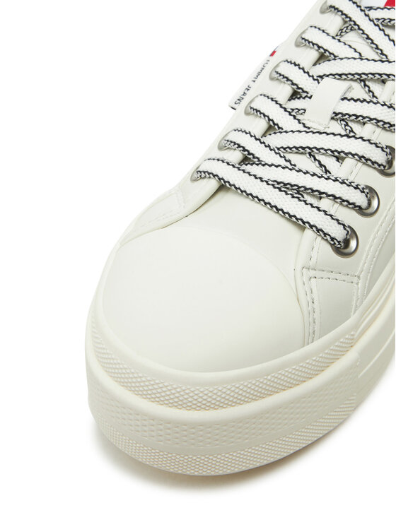 Tommy Jeans Trampki Tommy Jeans Foxing EN0EN02714 Écru