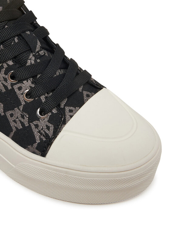 DKNY Plátenky DKNY York Lace UP Sneak K2533982 Čierna
