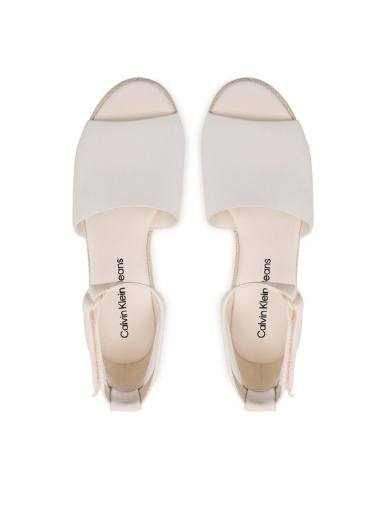 Calvin Klein Jeans Alpargatas Calvin Klein Jeans Wedge Sandal Wide Su Con YW0YW00963 Blanco