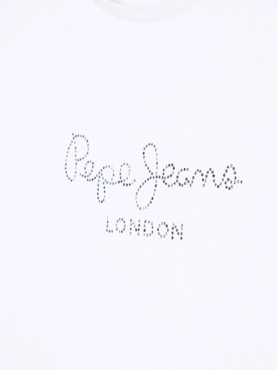 Pepe Jeans Pepe Jeans Футболка Nuria PG502460 Білий Regular Fit