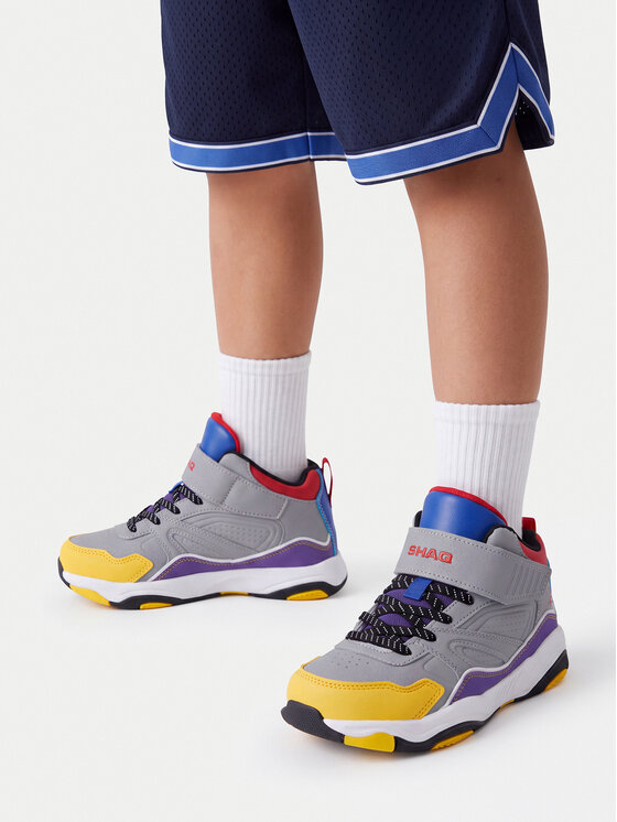 SHAQ Buty do koszykówki SHAQ SHAQNOTIZE AQ95000Y-ZZ Szary jasny