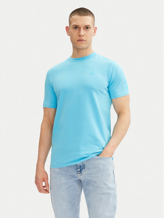 KARL LAGERFELD KARL LAGERFELD Majica 755750 552221 Turkizna Regular Fit