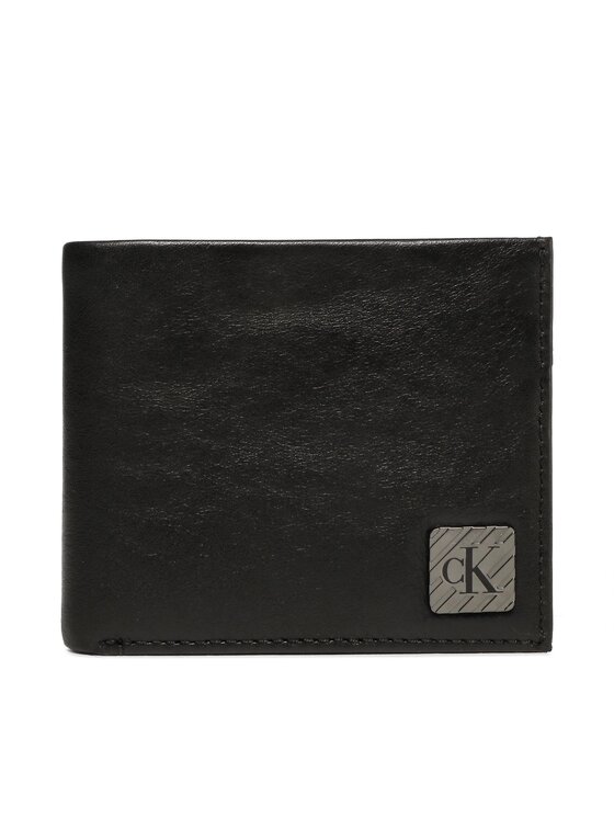 Calvin Klein Jeans Cartera Calvin Klein Jeans Logo Hardware Bifold Rfid K50K510138 Negro