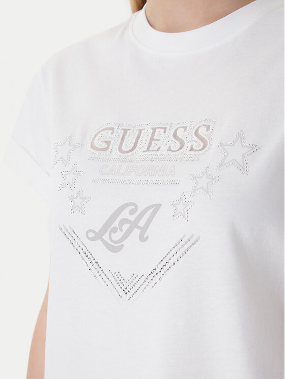 Guess Guess Футболка W6RI30 I3Z14 Білий Regular Fit