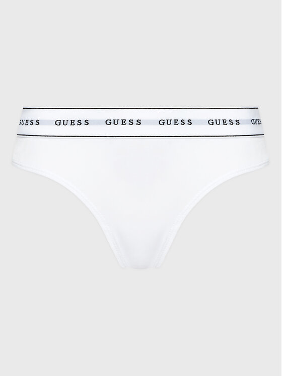 Guess Guess Klasične spodnje hlačke Carrie O97E02 KBBU1 Bela