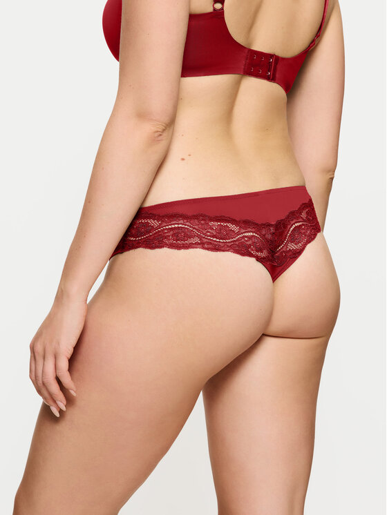 Triumph Triumph Culotte brasiliana Lovely Micro 10182554 Rosso