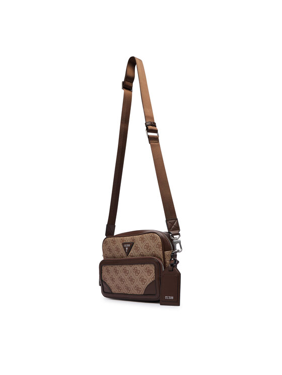 Guess Geantă crossover Guess Milano HMMIL LP6222 Maro deschis
