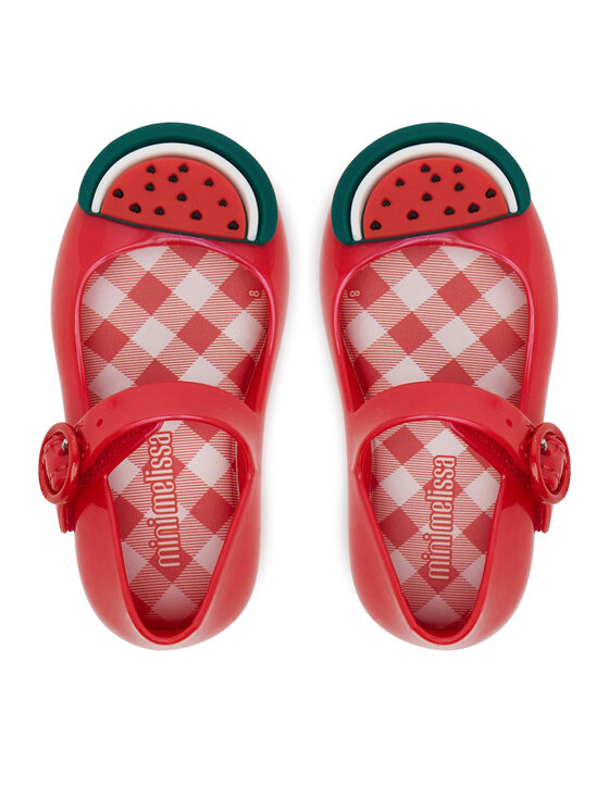 Melissa Baleríny Melissa Mini Melissa Sweet Love Picnic Bb 36009 Červená