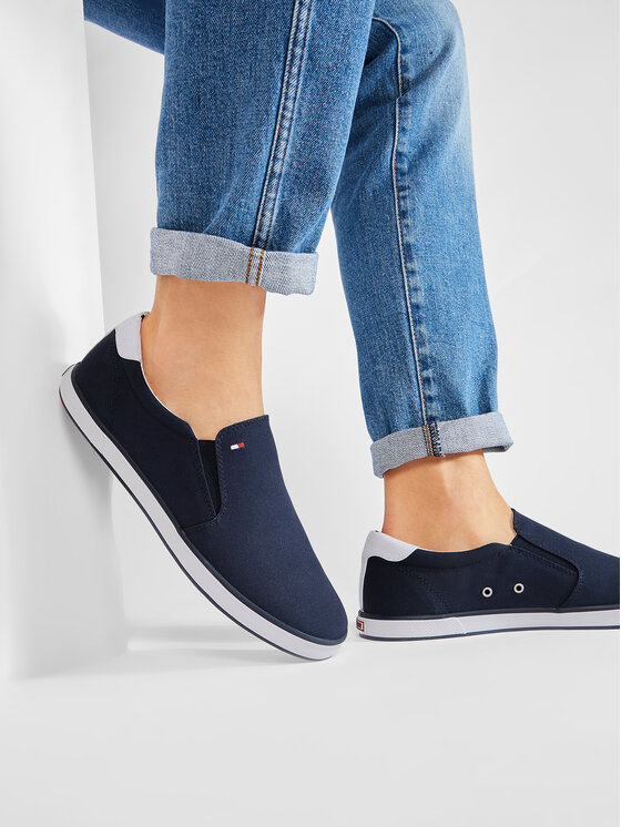 Tommy Hilfiger Zapatillas de tenis Tommy Hilfiger Harlow 2D FM0FM00597 Azul marino