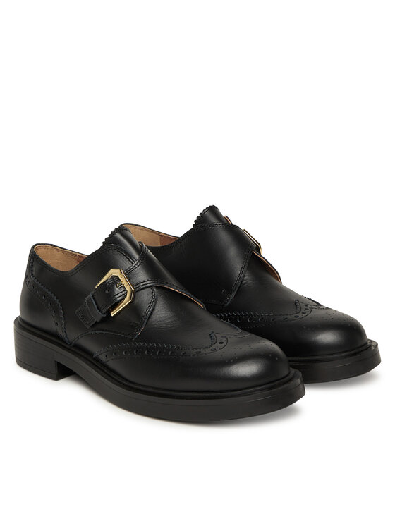 Pollini Оксфорди Pollini SA10263G0NTC0000 Чорний