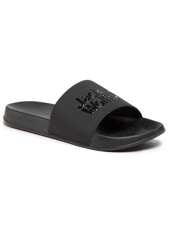 Jack Wolfskin Šlepetės Jack Wolfskin Slider M 4044821 Juoda