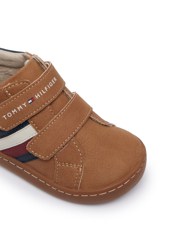Tommy Hilfiger Αθλητικά Tommy Hilfiger Mid Cut Velcro Sneaker T1XH-35223-1269A242 Καφέ