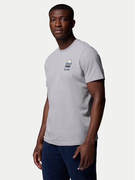 Columbia Columbia T-shirt Explorers Canyon™ 2036451 Grigio Regular Fit