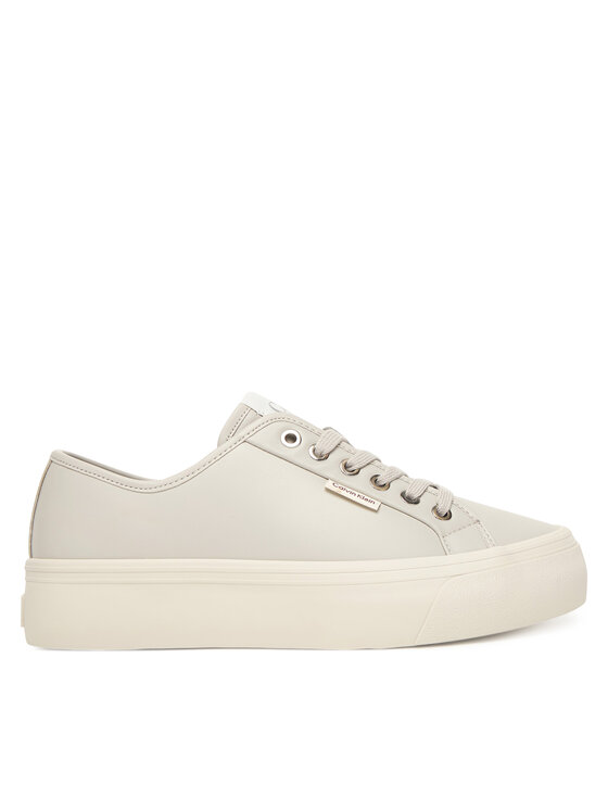 Calvin Klein Laisvalaikio batai Calvin Klein Vulc Flatf Lace Up Lth YW0YW01932 Pilka