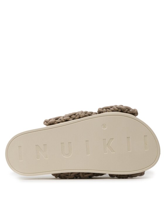 Inuikii Шльопанці Inuikii Woven Stones 70104-106 Коричневий