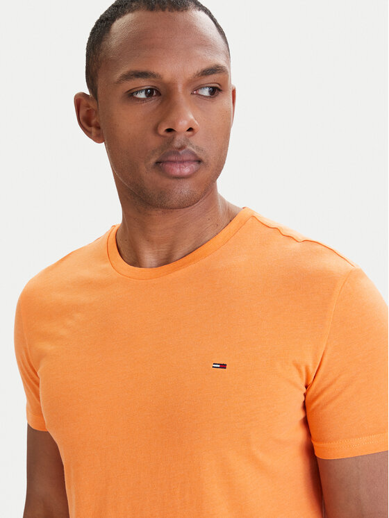 Tommy Jeans Tommy Jeans Camiseta DM0DM20363 Naranja Slim Fit
