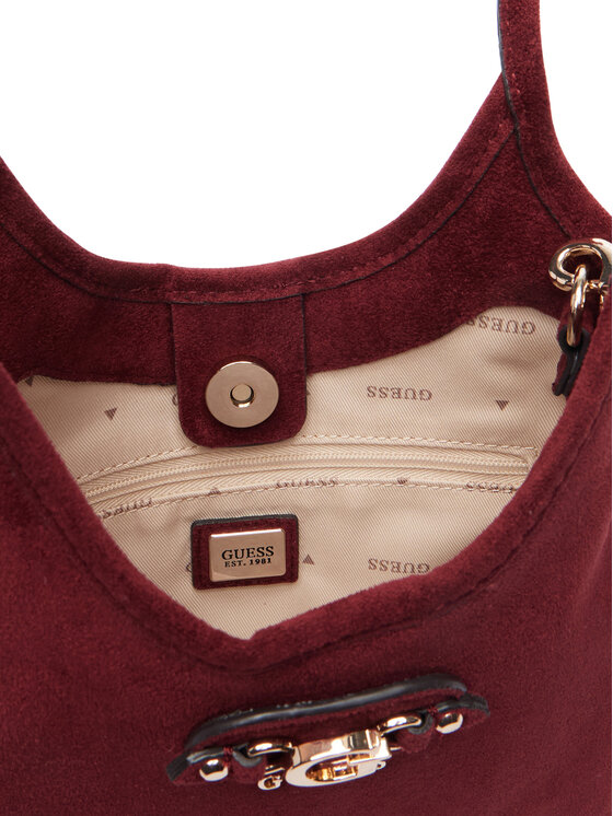 Guess Geantă Guess Samantha Mini HWSG23 13750 Vișiniu