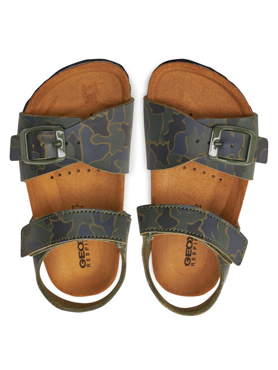 Geox Sandały Geox J Ghita Boy J028LB 00004 C0837 M Khaki