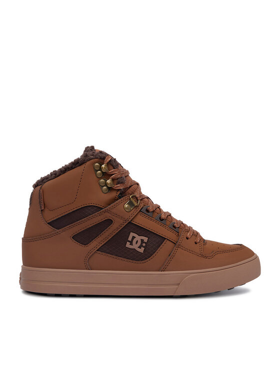 DC Shoes Sneakersy DC Shoes EO-PURE HIGH TOP WC WNT DC01802210 Brązowy