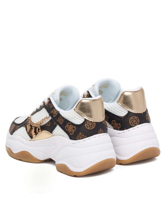 Guess Sneakersy Guess FLPHAR FAL12 Biela