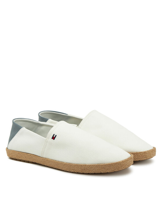 Tommy Hilfiger Espadrilky Tommy Hilfiger FM0FM05353 Écru