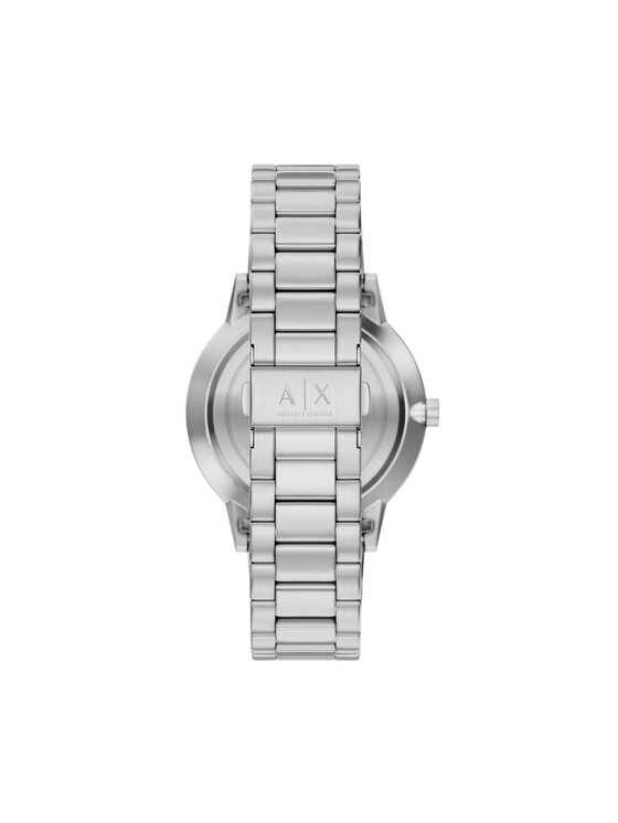 Armani Exchange Rinkinys: laikrodis ir apyrankė Armani Exchange Cayde Gift Set AX7182SET Sidabrinė